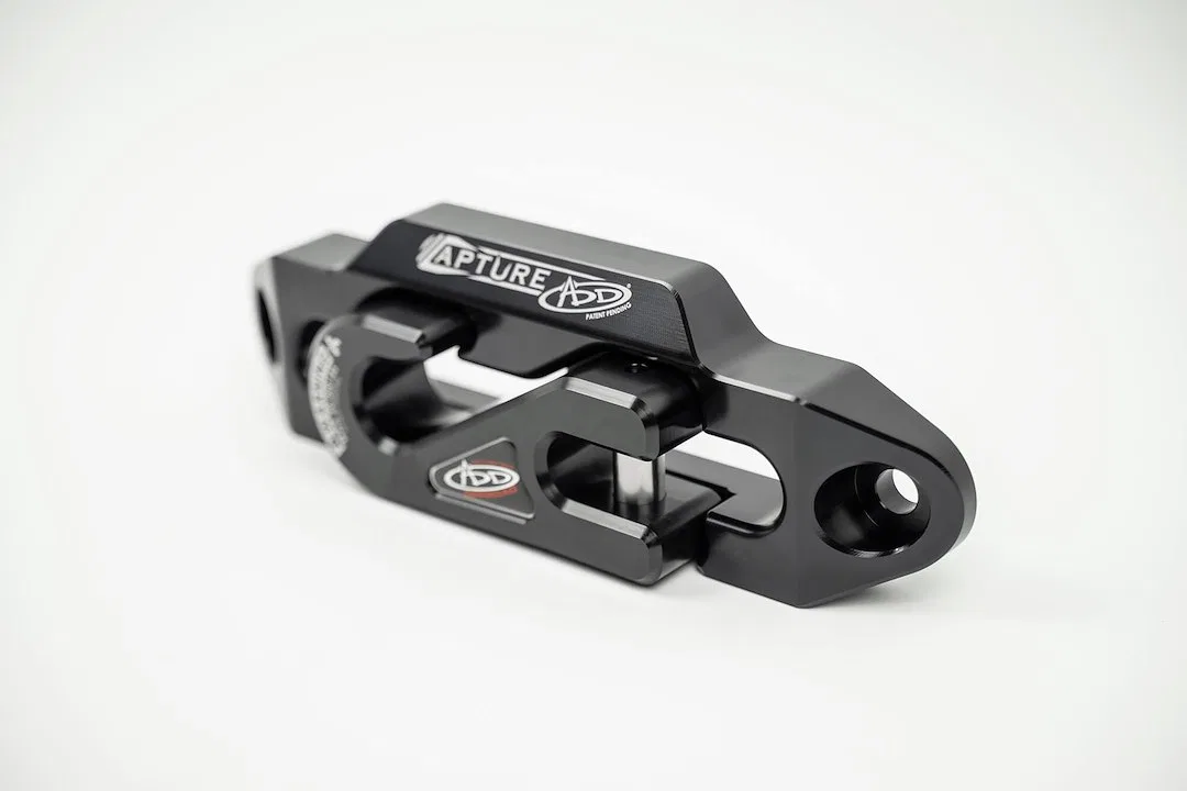 AC99157590NA – A.DESERT DES Winch Fairlead, Hawse Style For Use With Stealth Fighter Bumpers Powder Coated Black Alum...